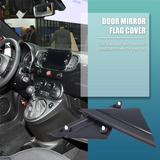 Left & Right Mirror Flag Cover for 2012-2019 1SH17KX7AA 1SH16KX7AA