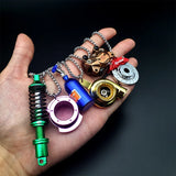 JDM Culture Car Pendant Rearview Mirror Key Chain for Men