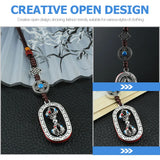 Car Rearview Mirror Prayer Wheel Pendant Chinese Decor Ornament