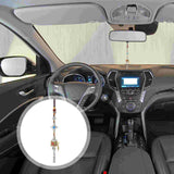 Car Rearview Mirror Prayer Wheel Pendant Chinese Decor Ornament