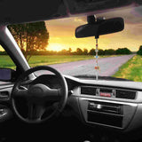 Car Rearview Mirror Prayer Wheel Pendant Chinese Decor Ornament