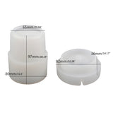 Silicone Mold Double-layer Ash Tray for Resin Casting