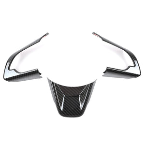 Carbon Fiber Steering Wheel Cover Stickers for Jimny Interior