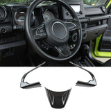 Carbon Fiber Steering Wheel Cover Stickers for Jimny Interior