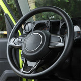 Carbon Fiber Steering Wheel Cover Stickers for Jimny Interior