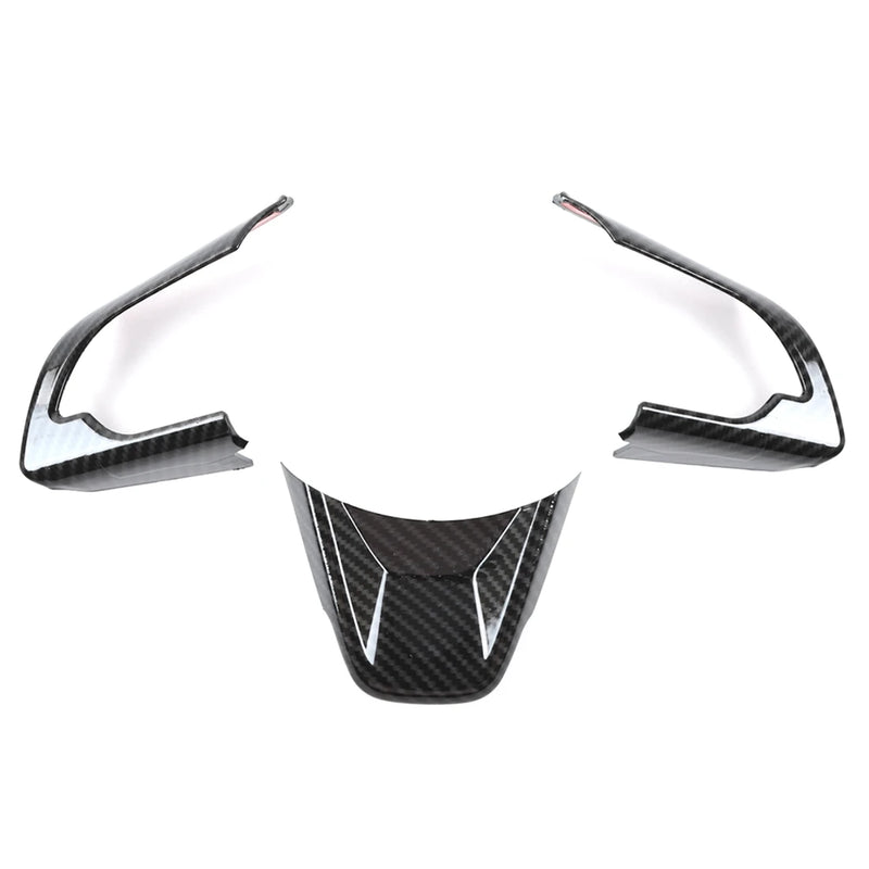 Carbon Fiber Steering Wheel Cover Stickers for Jimny Interior
