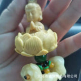 Chinese Jade Pixiu Car Interior Pendant Rearview Mirror Hanging