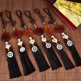Chinese High-End Jade Pixiu Car Interior Pendant