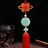 Chinese High-End Jade Pixiu Car Interior Pendant