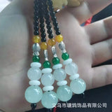 Chinese Jade Pixiu Car Interior Pendant Rearview Mirror Hanging