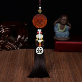 Chinese High-End Jade Pixiu Car Interior Pendant