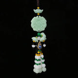 High-End Jade Pixiu Car Interior Pendant