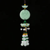 High-End Jade Pixiu Car Interior Pendant