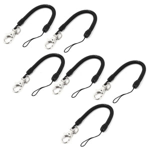 Carabiner Key Chainring with Elastic Strap