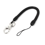 Carabiner Key Chainring with Elastic Strap