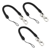 Carabiner Key Chainring with Elastic Strap