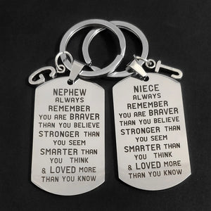 Carabiner for Keys DIY Ornaments 26 Letters Keyring Stainless Steel
