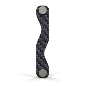 Carbon Fiber Compact Key Holder Smart Key Organizer Keychain