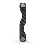 Carbon Fiber Compact Key Holder Smart Key Organizer Keychain