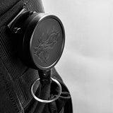 Carbon Fiber Military Braided Rope Keychain Sports Retractable Key Chain