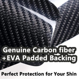 Carbon Fiber Soccer Shin Guards for Youth & Adult