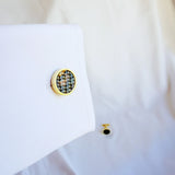 Carbon Fiber Men's Cufflinks Business Wedding Accessories