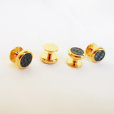 Carbon Fiber Men's Cufflinks Business Wedding Accessories
