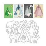 Christmas Theme Carbon Steel Cutting Dies for DIY Paper Card