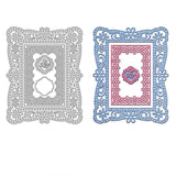 Carbon Steel Cutting Dies Stencils Rectangle Lace Shape