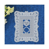 Carbon Steel Cutting Dies Stencils Rectangle Lace Shape