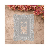 Carbon Steel Cutting Dies Stencils Rectangle Lace Shape