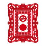 Carbon Steel Cutting Dies Stencils Rectangle Lace Shape