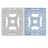 Carbon Steel Cutting Dies Stencils DIY Scrapbooking Rectangle Flower