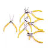 Carbon Steel Jewelry Pliers Hand Tools Round Needle Flat Nose Pliers
