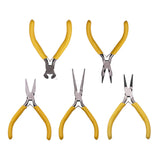 Carbon Steel Jewelry Pliers Hand Tools Round Needle Flat Nose Pliers