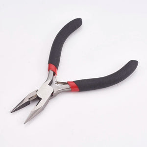 Carbon Steel Jewelry Pliers Needle Nose Pliers - 12x8.3x1cm