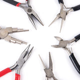 Carbon Steel Round Nose Pliers with Copper Jewelry Wire