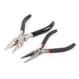 Carbon Steel Round Nose Pliers with Copper Jewelry Wire