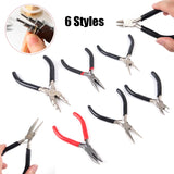 Carbon Steel Round Nose Pliers with Copper Jewelry Wire
