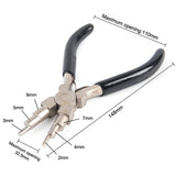 Carbon Steel Round Nose Pliers with Copper Jewelry Wire