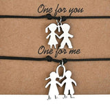 Alloy Villain Adjustable Braided Bracelet Hand Rope