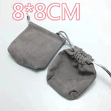 Logo Pull Plush Cloth Canvas Pouch Bag for Jewelry