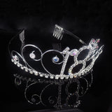 Teen Girls Birthday Crystal Tiara Crown Hairband Party Hair Accessories