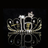 Teen Girls Birthday Crystal Tiara Crown Hairband Party Hair Accessories