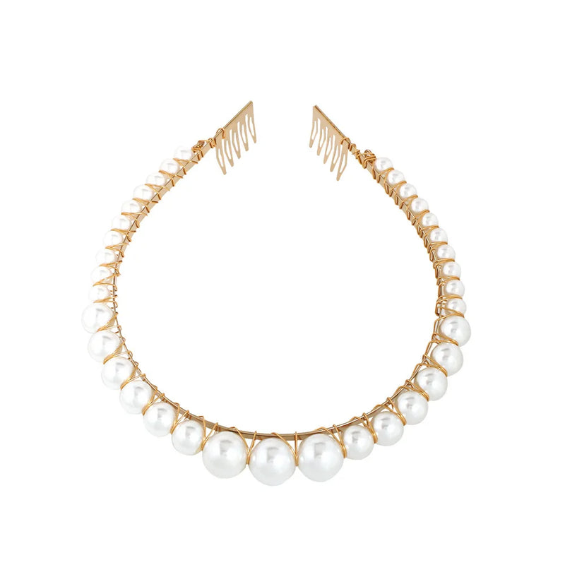 Bohemian Hairband Pearl HeadBand Girls Hair Accessories