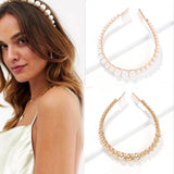Bohemian Hairband Pearl HeadBand Girls Hair Accessories