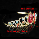 Crystal Tiara Rhinestone Crown Wedding Hair Accessories