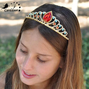 Crystal Tiara Rhinestone Crown Wedding Hair Accessories