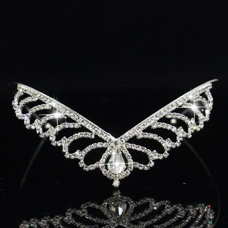 Crystal Princess Tiaras and Crowns Girls Hair Accessories Headband Crown