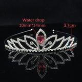 Carddoor Princess Tiara Crystal Crown Headband Girls Lover Bridal Prom Crown